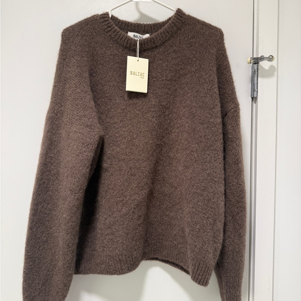 Balzac Paris Mohair Sweater Brown NWT